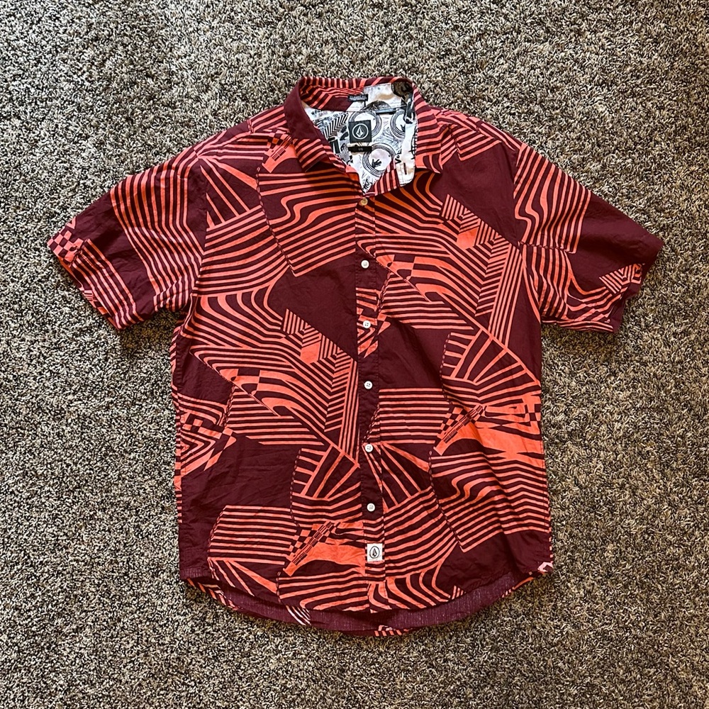 Volcom Button Up Shirt - Size L